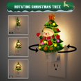 thumbnail image 4 of Lámpara Nocturna JandCase Árbol de Navidad y Muñeco de Nieve 3000K Enchufable, 4 of 7