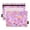 Small Colors Shapes, variant on 2 Pack Flip Folders with Clear PVC Window Binder Pouches 3-Ring Binder Organizer for Office & Home Pink and Blue Tie-dye Pattern