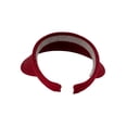 thumbnail image 4 of Top Headwear Sports Cotton Twill Clip-On Tennis Golf Sun Visor 3.5 Inch Wide Brim, 2 Pack Winter Wine, 4 of 4