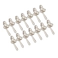 thumbnail image 3 of CRAFTHROU 100Pcs Vintage Style Iron Wire Curtain Rings for Drapes and Wall Artwork, 3 of 8