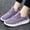 Purple, variant on YOUYEDIAN Orthopedic Dress Shoes for Women Arch Support Slip on Non Slip Sneakers Lightweight Knitted Mesh Stretch House Shoes Soft 2026 New Foam Shoes (Black)