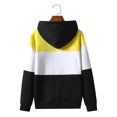 thumbnail image 2 of LEEy-world Boys Hoodies Men's Sherpa Jacket Full Zip Warm Jacket Windproof Outdoor Hiking Casual Winter Coat with Zip Pockets Yellow,M, 2 of 3
