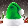 thumbnail image 2 of Kids Christmas Hat Santa Hats Unisex Classic Santa Claus Hat Kids Winter Hat Party Hats, 2 of 4