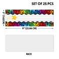 thumbnail image 3 of WIRESTER Set 25pcs Name Plates for Classroom Desk Décor, Cubbies for Classrooms, Locker Organization, Desk Name Plate Classroom Supplies - Colorful Confetti Polygon Style, 3 of 8