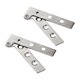 thumbnail image 4 of Bisagras de puerta de acero inoxidable, bisagras de gabinete de alta resistencia giratorias de 360 ​​ degree, bisagras de siete formas para cocina, 2 uds. S, 4 of 8