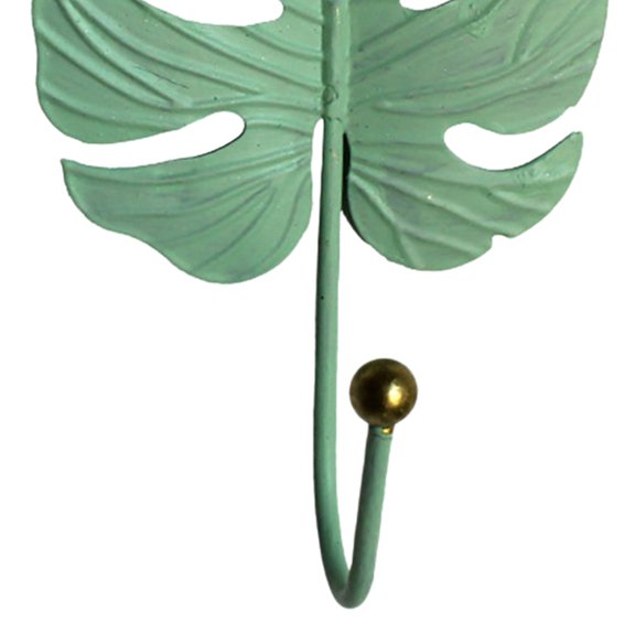 OFFIGAM Decorative Wall Hook Green Iron 1Pcs 4.7x3in