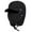 Black, variant on Winter Trapper Hat Three in One Windproof Facemask Cap Men Women with Full Face Ear Flapdoodle