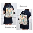 thumbnail image 4 of FORMRS Women's Travel Backpack Purse Anti-Theft Hidden Pockets Casual Shoulder Bag, Floral Easter Eggs, 4 of 7