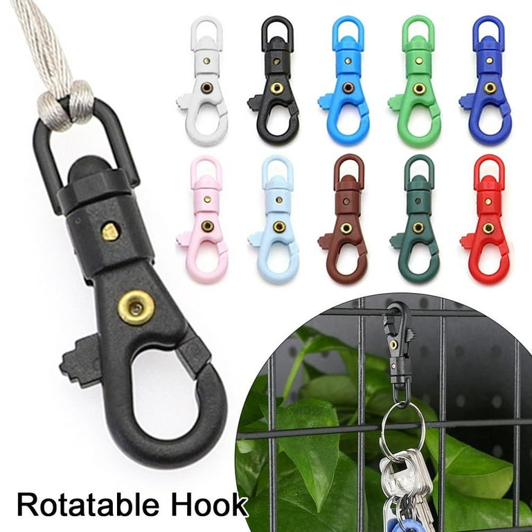 Key Carabiner Clip Spring Hanging Buckles Keychain for Camping Bottle  Backpack Clasps 5pcs by LIPOUD