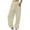 Beige, variant on HAiming Women's Sweatpants Drawstring Elastic High Waisted Loose Joggers Casual Workout Athletic Trousers with Pocket