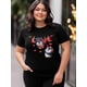 thumbnail image 4 of Women's T-Shirt,Short Sleeve Tee Shirts Casual Tops Valentine's Day Penguin Love Crewneck T Shirt for Women, 4 of 8