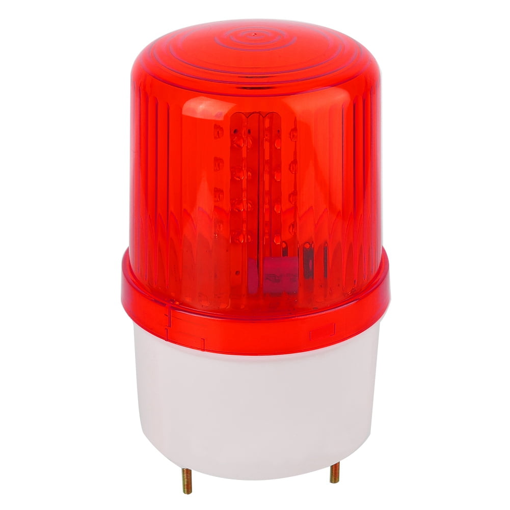 DC 12V LED Warning Light Energy Saving and Environmental Duty Booths for Roads High-Brightness LED Illuminating Core with 2 Power Cords Traffic LED Warning Light