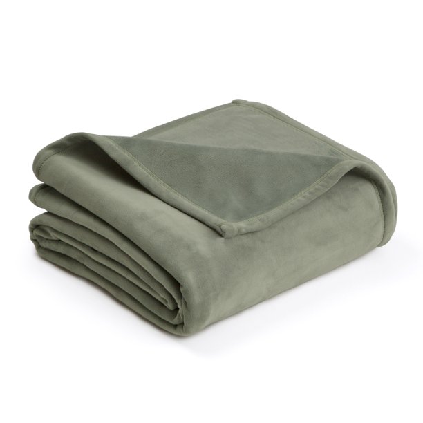 Vellux Super Soft Plush Blanket (Available in Multiple Sizes and Colors