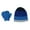 Blue, variant on Grand Sierra Kids' 2-4 Striped 2-Piece Winter Beanie and Mitten Set