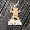 thumbnail image 3 of Ornament - Lets Get Baked - Raw Wood 4x3in, 3 of 3