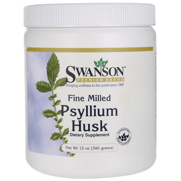 Swanson Fine Milled Psyllium Husk, 12 oz