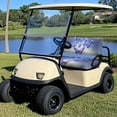 thumbnail image 4 of Pzuqiu Purple Butterfly Pattern Golf Cart Seat Covers and Backrest Cover Breathable, Easy to Install Golf Cart Accessories Fit for Ezgo, 4 of 10