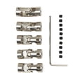 thumbnail image 2 of 3mm Universal Joint Shaft Coupling, Flexible 5PCS Silver 2 Section Impact Resistant RC Universal Joint Coupler  For Motor, 2 of 8