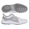 thumbnail image 2 of NEW Puma Men's Ignite Fasten8 DISC Golf Shoes White/Silver/High Rise Size 11.5M, 2 of 2