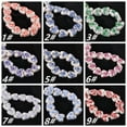 thumbnail image 5 of U8MO 10pcs Flower Patterns Heart Shape 14mm Ceramic Porcelain Loose Beads DIY Jewelry-5# Deep Blue, 5 of 8