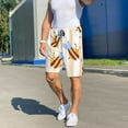 thumbnail image 6 of Naloa A Bee Men's Short Pajama Pants, Pj Shorts, Lounge Comfort Shorts-Medium, 6 of 6