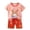 Q134-Pink, variant on hengsof Cute Summer Short Sleeve Crew Neck T-Shirt Shorts Set Suitable for Boys Aged 6 Months To 6 Years Lightweight Soft Printed Boys' Clothing Set