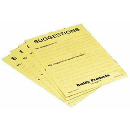 Sandusky Buddy Suggestion Cards, 50-Pack