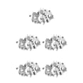 thumbnail image 2 of bedienty 100 Sets Ear Stud Tray Making Findings Earrings Stoppers Bottom Craft Hypoallergenic Earring Accessory Adults Using Steel Color/ 12mm 5Set, 2 of 6
