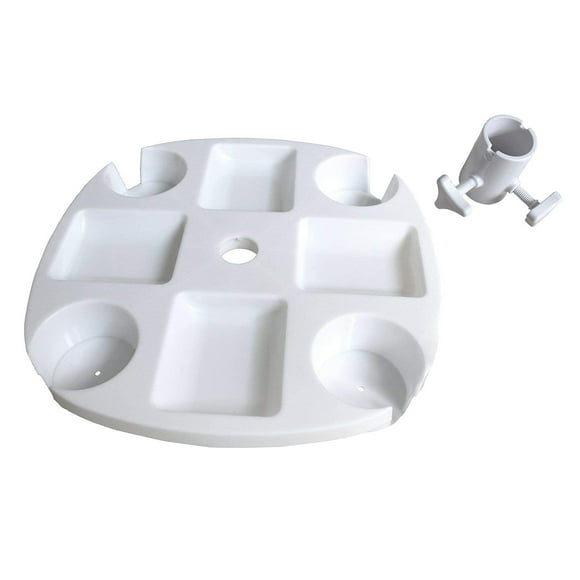 Summer Beach Umbrella Holder 4 Snack compartments