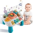 thumbnail image 1 of Mesa de actividades Vevor para bebés juguetes sensoriales con luces y sonidos aprendizaje musical 1 año, 1 of 5