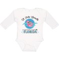 thumbnail image 3 of Inktastic St Pete Beach Florida Vacation Gift Girls Long Sleeve Baby Bodysuit, 3 of 5