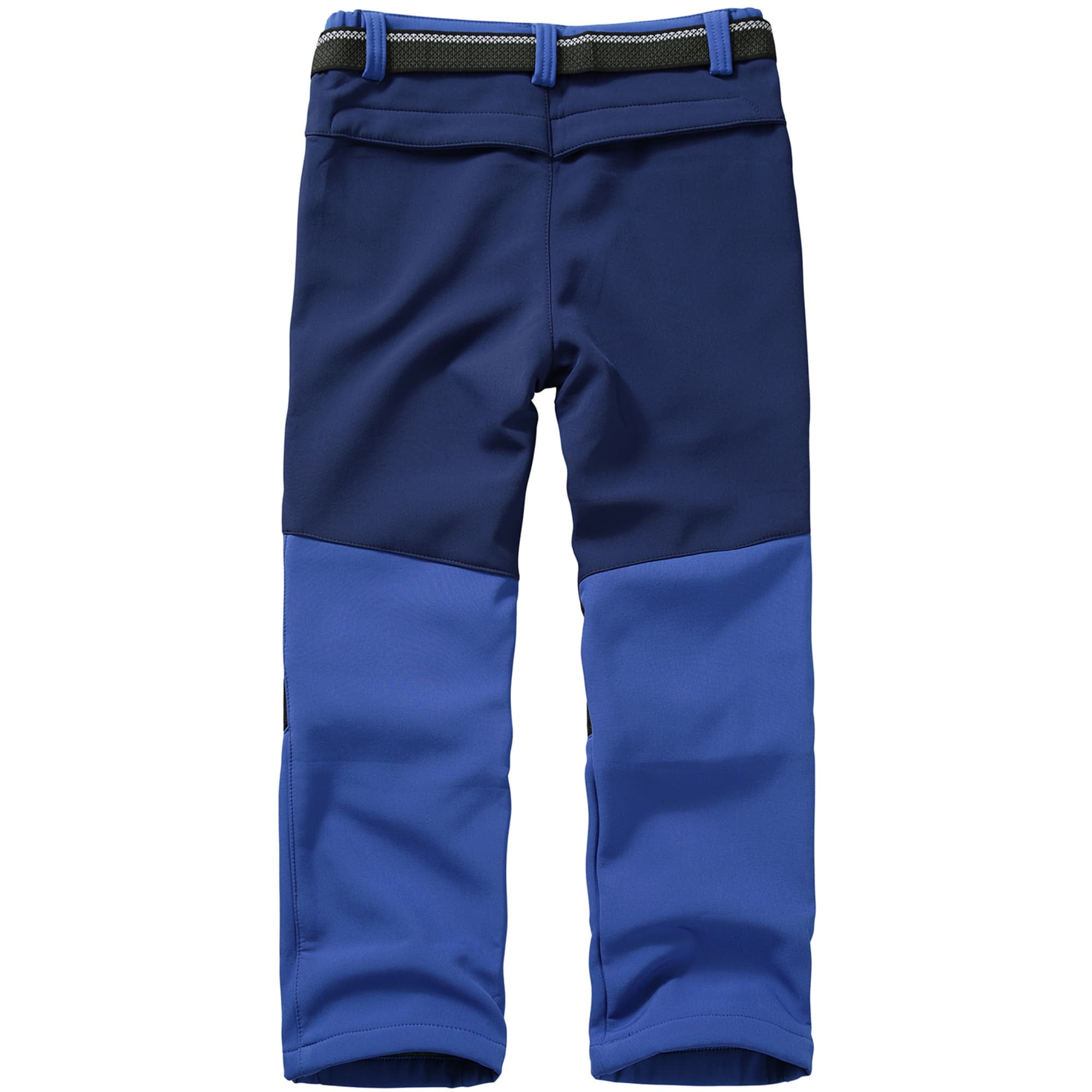 FEN AI Boy's Kids Youth Ski Snow Pants Windproof Waterproof Hiking Pant Expandable Waist Soft Shell Winter Warm Insulated Trousers Blue Size 4-5