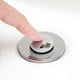 thumbnail image 3 of Sink Drain Plug Stopper, Push Pop-Up Click Clack Plug Stopper, Brass Pop-Up Stopper, Drain Stopper for Kitchen Bathroom Washbasin, 66mm, 3 of 3