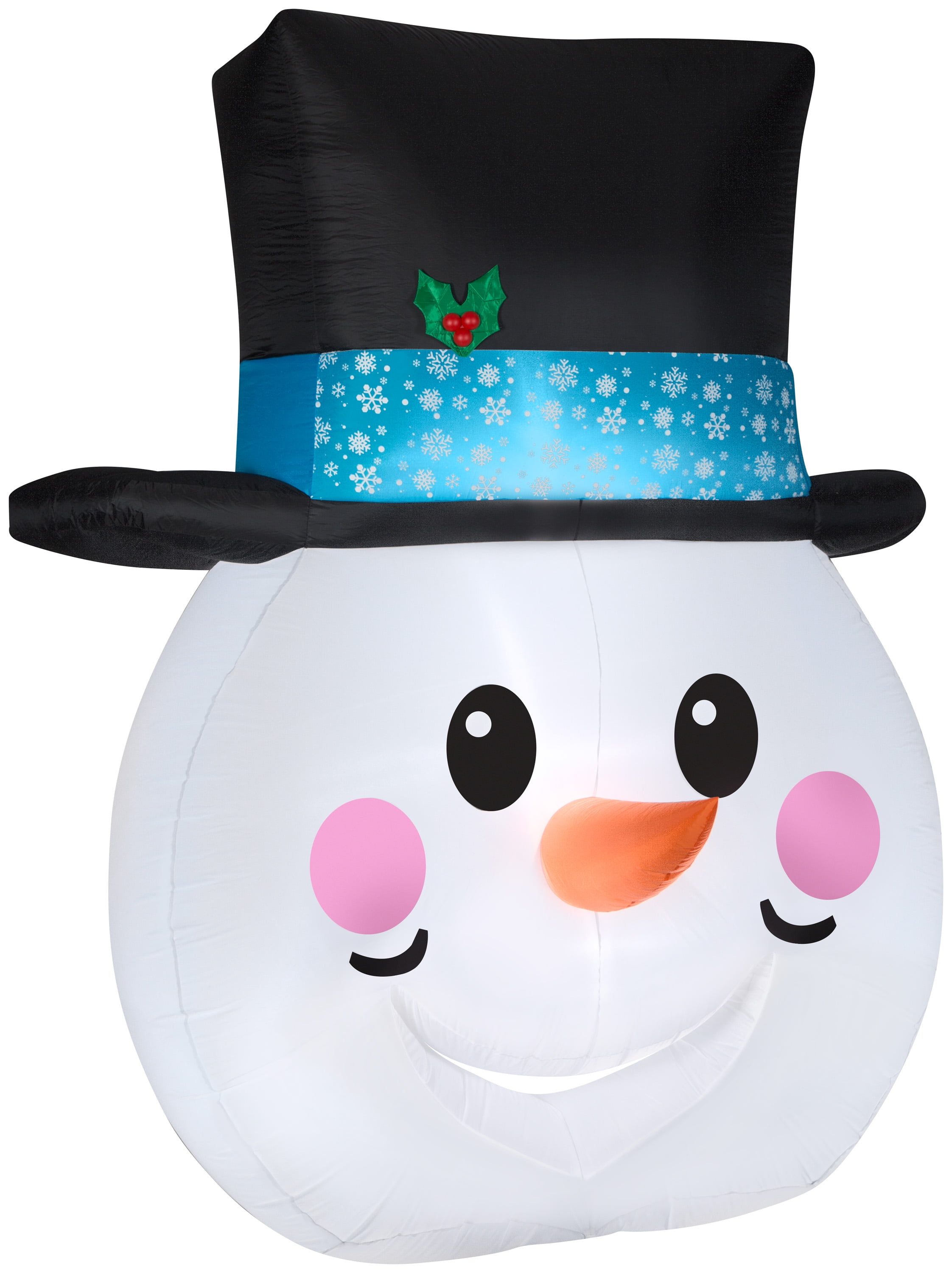 Holiday Time 8ft Flat Snowman Inflatable by Gemmy Industries