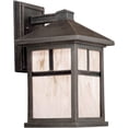 thumbnail image 7 of Forte 1 Light Cast Aluminum Outdoor Wall Lantern in Painted Rust - 1873-01-28, 7 of 7