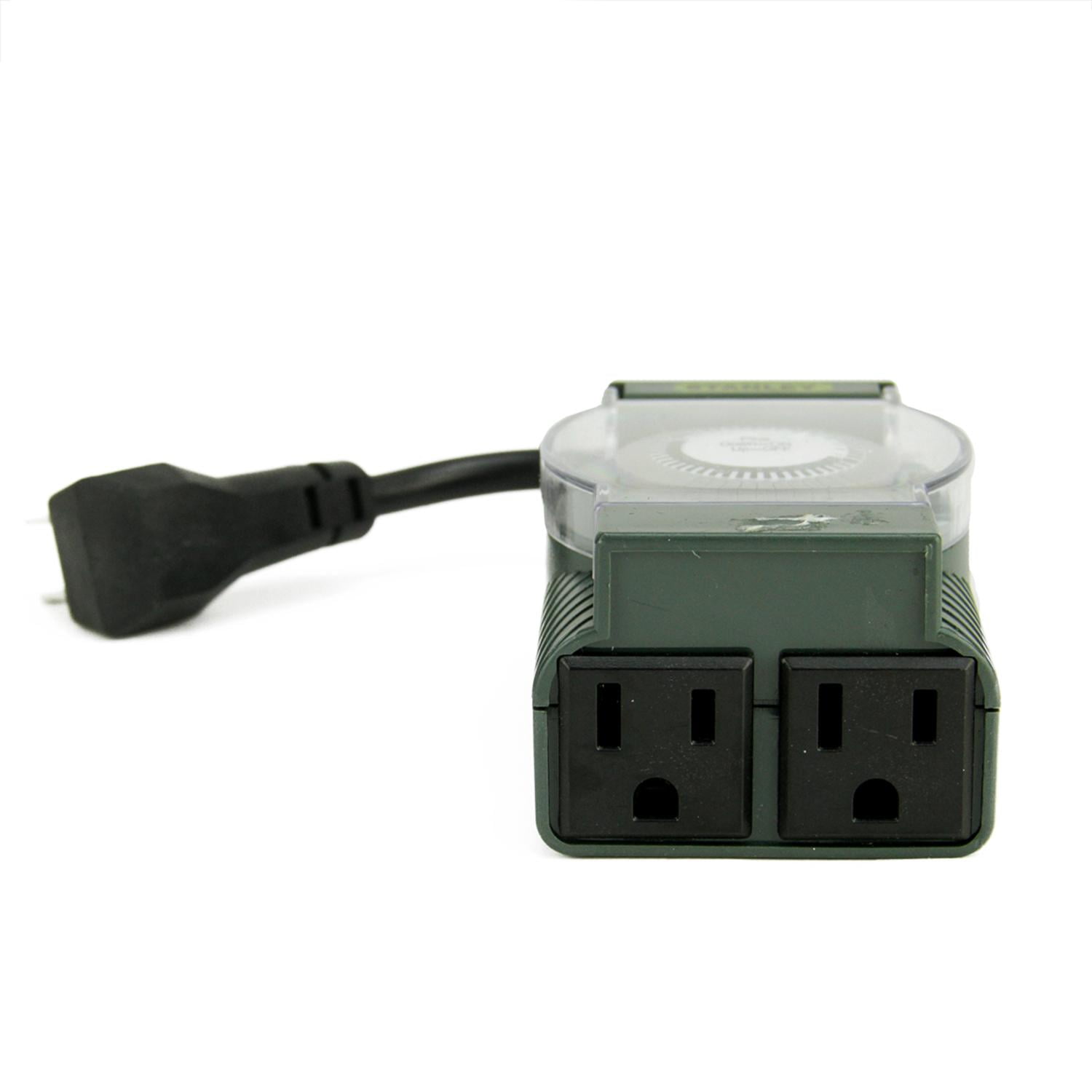 Stanley TimeIt Outdoor Twin 2Outlet Mechanical 24 Hour Timer Walmart Canada