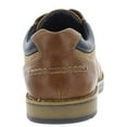 thumbnail image 5 of IZOD Jensen Brown Engineered Leather Mens Casual Shoes with Comfortable Memory Foam, Laces, Dark Taupe, 9 M US, 5 of 7