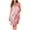 Pink, variant on Kaemgyyd Nightgowns for Women Satin V Neck Soft Comfy Sleepwear Summer Silky Sleep Dress Sleeveless Night Gown(Sky Blue,X-Large)