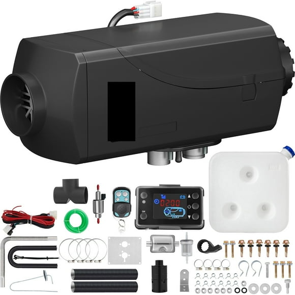 Chauffage d'Air 5KW 12V Chauffage de Stationnement Interrupteur LCD Silencieux pour Véhicule Récréatif Remorque Camions Bateaux, Haute Puissance