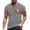 Grey, variant on Outdoor Top for Men Fashion Printed Comfort Breathable Mens Sprimg Clothing,Army Green,L