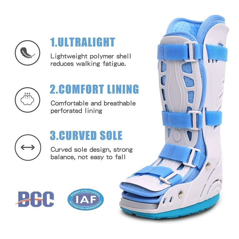 Kids Walking Boot Fracture Boot for Broken Foot Sprained Ankle Large