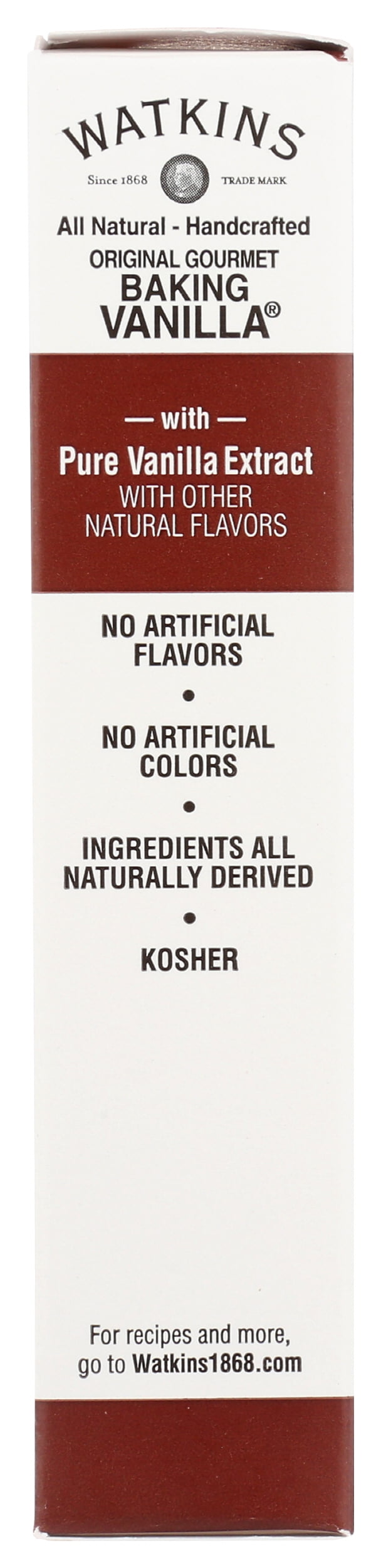 Pack of 12, Watkins All Natural Original Baking Vanilla, 2 oz