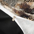 thumbnail image 4 of Homewish Brown Leopard Print Twin Duvet Cover,Abstract Artwork Twin Bedding,Black Reversible,2pcs,1 Duvet Cover and 1 Pillowcase, 4 of 6