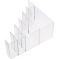 thumbnail image 2 of 6 Tiers Acrylic Purse Display Stand Wallet Holder,Clear Riser Display Shelf Organizer,Display Stand Riser Display Shelf for Decoration and Organizer, 2 of 7