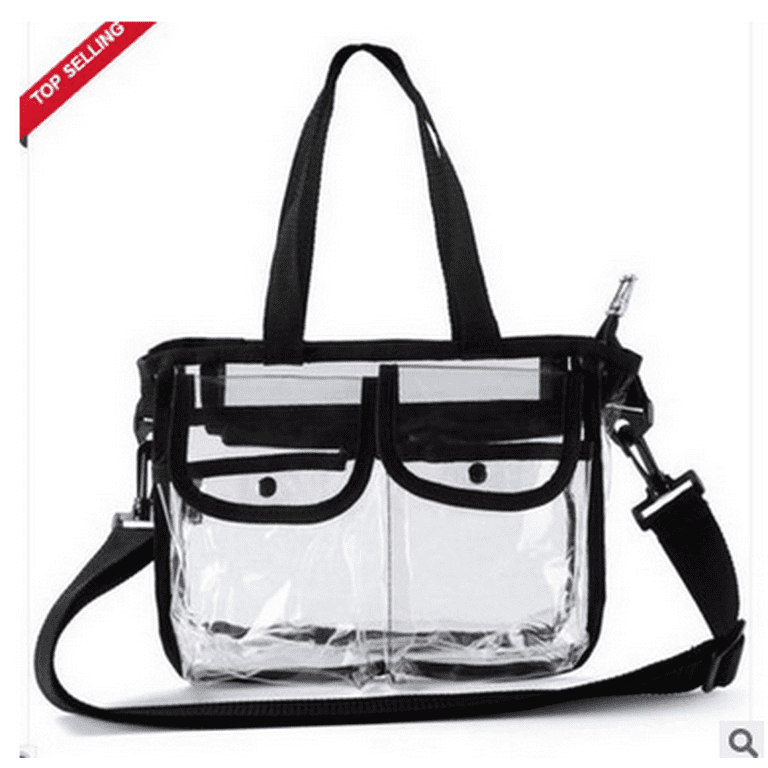 Bmnmsl Luxury Women Transparent Handbag Beach Bag Clear Jelly