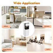 1 PCS White Bottom Loading Water Cooler Dispenser, Hot & Cold Standing Water Dispenser, Hot and Cold Water Dispenser, Suitable for Both Home and Commercial Places, Floor Standing