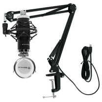 Rockville RCM03 Studio Recording Condenser Microphone and Audio Technica Boom Arm