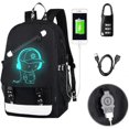thumbnail image 2 of Mochila ZHAOCHENG luminosa de anime para niños 15,6 pulgadas con puerto de carga USB, 2 of 5