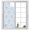 Blue, variant on Window Privacy Film Skeleton Stained Glass Window Film Decorative Sun Block Window Cover Light Blue Horror Skull Abstract Patterned Window Clings Static Adhesive Sticker for Bathroom 17.7"x39.3"