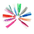 thumbnail image 4 of 10 piezas de señuelos de curricán, señuelos de pesca, colores aleatorios Swimbait Calamar artificial 10 centímetros, 4 of 8